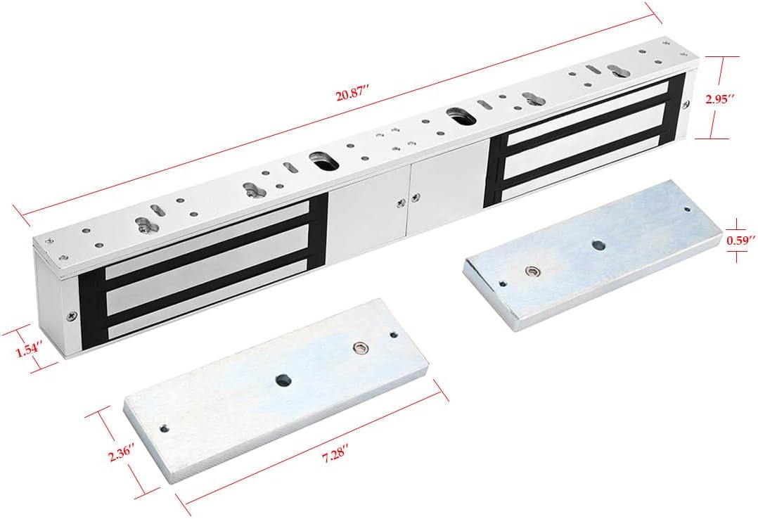 VisualNex Electronic Magnetic Lock ( EM Lock 1200lbs) Without Feedback